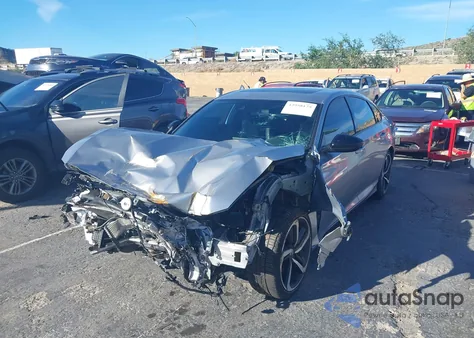 2021 Honda Accord Sport 2.0T из США, поврежденный, VIN 1HGCV2F32MA012325